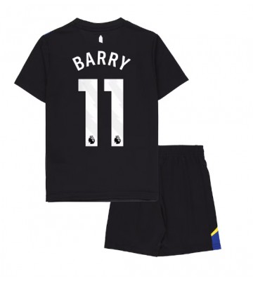 Everton Thierno Barry #11 Tredjetrøje Børn 2025-26 Kortærmet (+ Korte bukser)